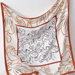 CrossKulture Women Floral Printed Reversible Scarf-picture-30