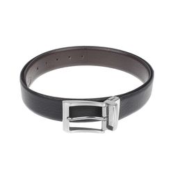 amicraft Men Black & Brown Leather Reversible Textured Belt ACSHRI-picture-16