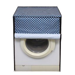DREAM CARE Blue Printed Front Load Washing Machine Cover-image-34