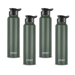 Pexpo Green 4 Pieces Stainless Steel Water Bottle 1L-image-46