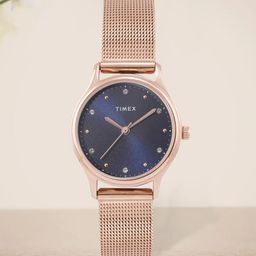 Timex Women Navy Blue Brass Dial Analogue Watch TW0TL8711-image-55
