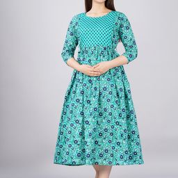 MURLI KURTI Women Printed Thread Work Anarkali Kurta-image-67