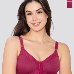 K LINGERIE Leona Pack of 2 Full Coverage Everyday Lace Bra-image-90