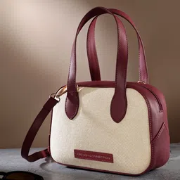 French Connection Colourblocked Textured PU Sling Bag-25