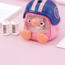 YK Duck Cartoon Electric Battery Operated Pencil Sharpener-35