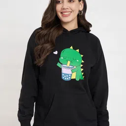 CHARMGAL Graphic Printed Hooded Cotton Pullover Sweatshirt-image-63
