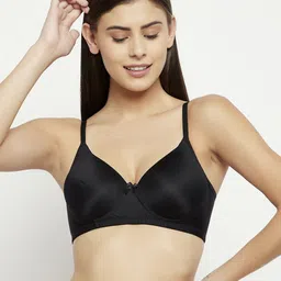 Clovia Black T-shirt Bra Full Coverage Lightly Padded BR1804Y1342B-image-46