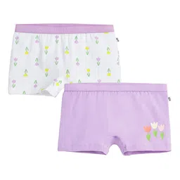 You Got Plan B Girl's Pack of 2 Printed Cotton Briefs-image-80
