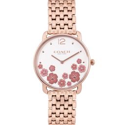 Coach Women Elliot Floral Patterned Dial Analogue Watch 14504515-image-79