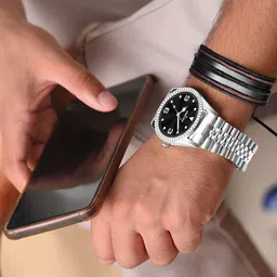 WROGN Men Dial & Bracelet Style Straps Analogue Watch WRNWJ24 Set-07-image-91