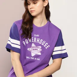 DILLINGER Printed Oversized Pure Cotton T-shirt-image-36