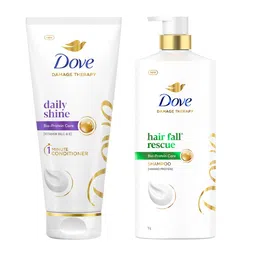 Dove Hair Fall Rescue Shampoo & Daily Shine Conditioner-picture-16