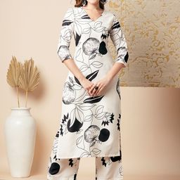 Anni Designer Floral Printed Straight Kurta With Trouser-image-51