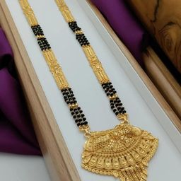 niva fashion Gold-Plated Artificial Beads Mangalsutra-image-75