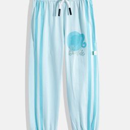 Happy Faces Girls Barbie Printed Pure CottonJoggers-image-78