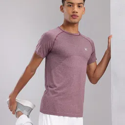HRX by Hrithik Roshan Men Rapid-Dry Yoga T-shirt-image-77