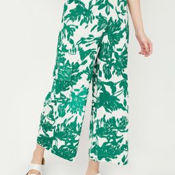 max Women Floral Printed Palazzos With Cargo Povkets-picture-9