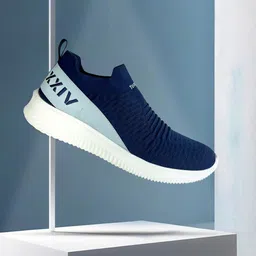 KazarMax Men TechKnit Colourblocked Slip On Sneakers-5