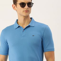 Peter England Men Solid Polo Collar Slim Fit T-shirt-picture-39