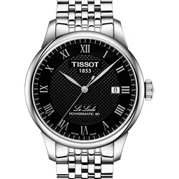 TISSOT Men Black Le Locle Powermatic 80 Analogue Watch T0064071105300-picture-38