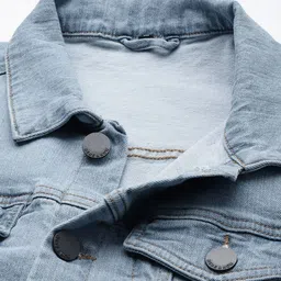 HERE&NOW Solid Denim Jacket image 5