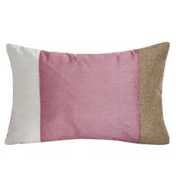 Alina decor Pink & White Set of Single Solid Rectangle Cushion Covers image 5