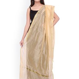 Dupatta Bazaar Pack of 3 Self-Checked Art Silk Dupattas image 3