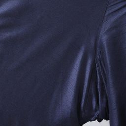 LAMAAYA Men Navy Blue & Orange Woven Design Kurta with Pyjamas With Nehru Jacket image 2