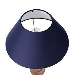 Homesake Beige Solid Handcrafted Bedside Standard Table Lamp with Shade image 4