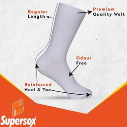 Supersox Kids Pack Of 5 Calf Length Cotton Socks with Sock Organizer image 5
