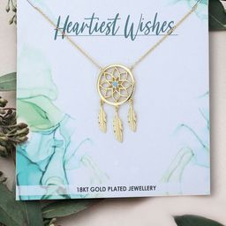 Carlton London 18K Gold-Plated Enamelled Necklace with Gift Card-34