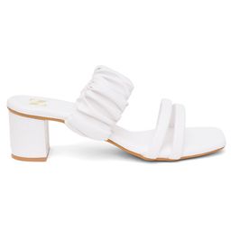 ZENVO Strapy Open Toe Block Heels image 4