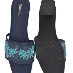SHRIVAS BY ARCHITA MEHTA Embellished Open Toe Block Heels image 5