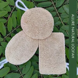 ALLURE Set Of 3 Natural Bath Loofah-18