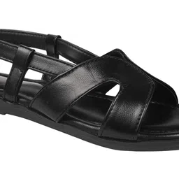 Shoetopia Textured Backstrap Open Toe Flats image 2