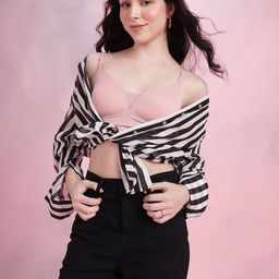DressBerry Medium Coverage Lightly Padded Non-Wired T-shirt Bra DRM-DB-MK16B image 3