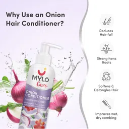 Mylo Onion Shampoo & Conditioner - 200ml Each image 2
