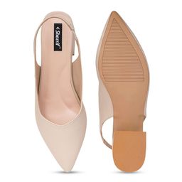 Sherrif Shoes PU Block Pumps image 5
