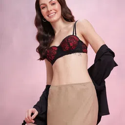 DressBerry Floral Laced Full Coverage Heavily Padded Bra DRM-DB-MK23A image 3