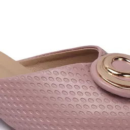 Carlton London Textured Party Block Mules with Buckles image 3