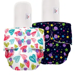 Mylo Pack Of 2 Printed Cloth Diapers-image-25