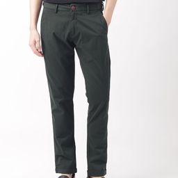 RARE RABBIT Men Trews-1 Mid-Rise Slim Fit Cotton Trouser-image-56