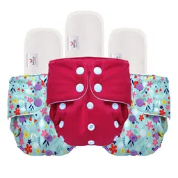 Mylo Infants Kids Pack Of 3 Cloth Diapers-image-26