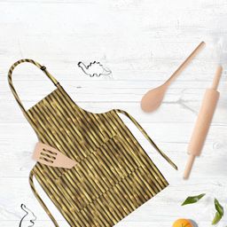 ArtzFolio Brown & Beige Printed Cotton Aprons-image-26