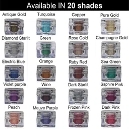 Veoni BELLE Holographic Set Of 2 HD Glitter Eyeshadow-5g Each-Copper 13-
Dark Starlit 14 image 2
