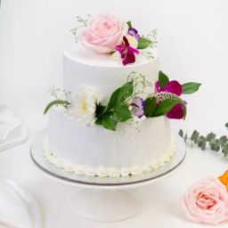 Two-Tier Floral Bliss Cake (2.5 Kg)-image-87