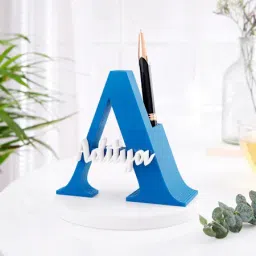 Personalized 3D Name Penstand - Blue-image-4