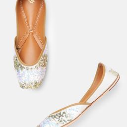 House of Pataudi Women Ethnic Embellished Mojaris-57