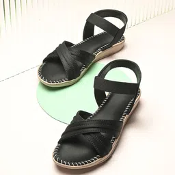 KARADDI Women Open Toe Flats-46