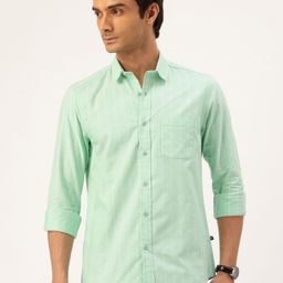 Integriti Slim Fit Striped Pure Cotton Casual Shirt-image-76
